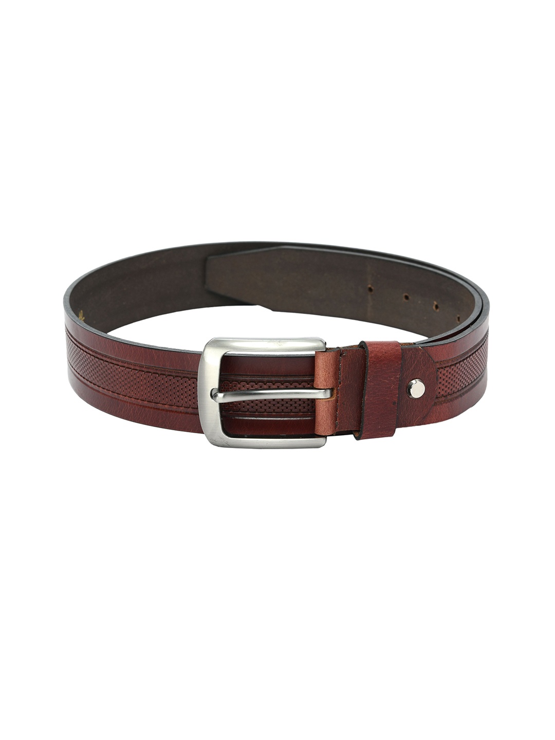 

Kastner Men Brown Textured Leather Belt