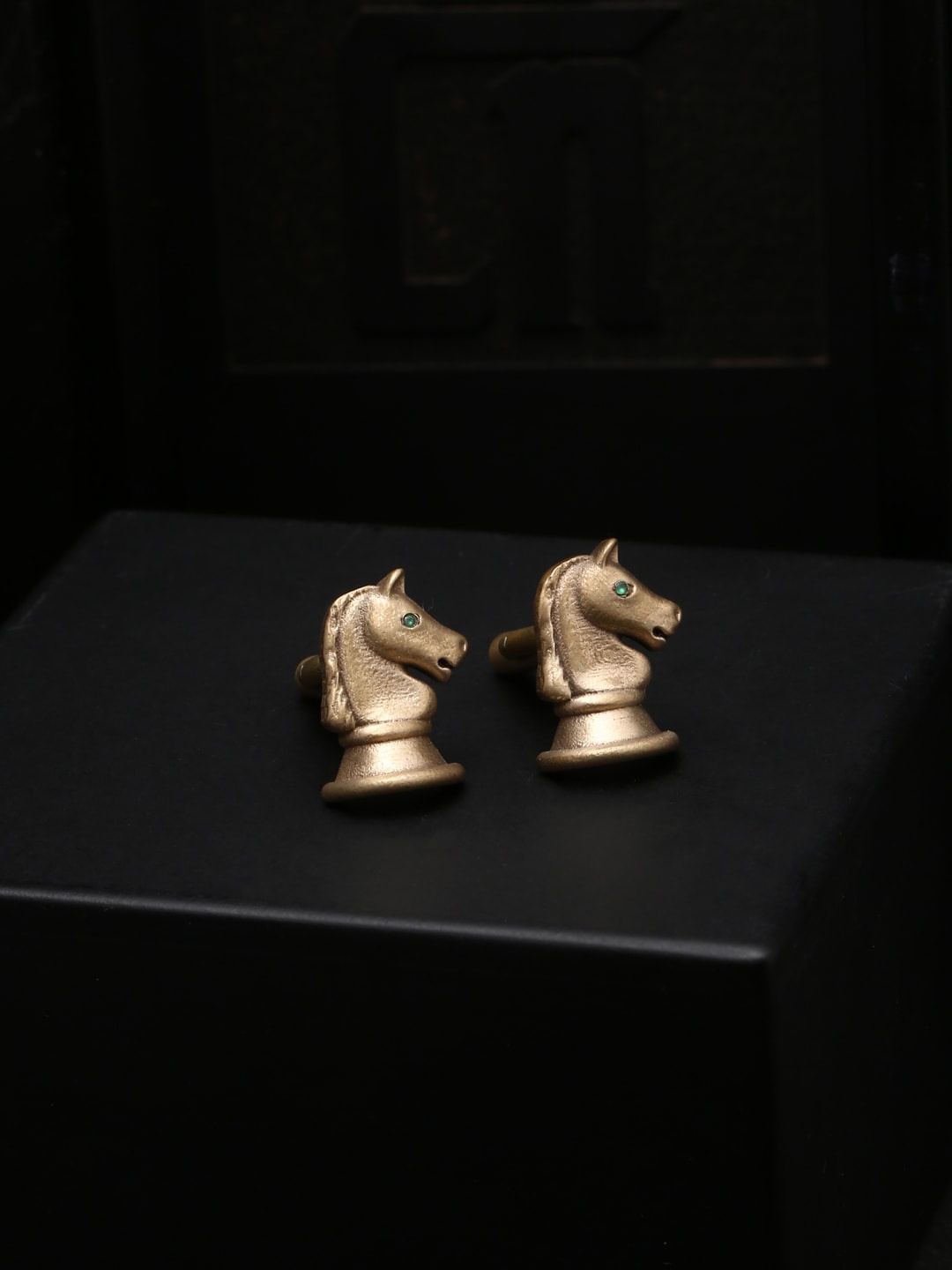 

COSA NOSTRAA Copper-Toned The Knight Cufflinks