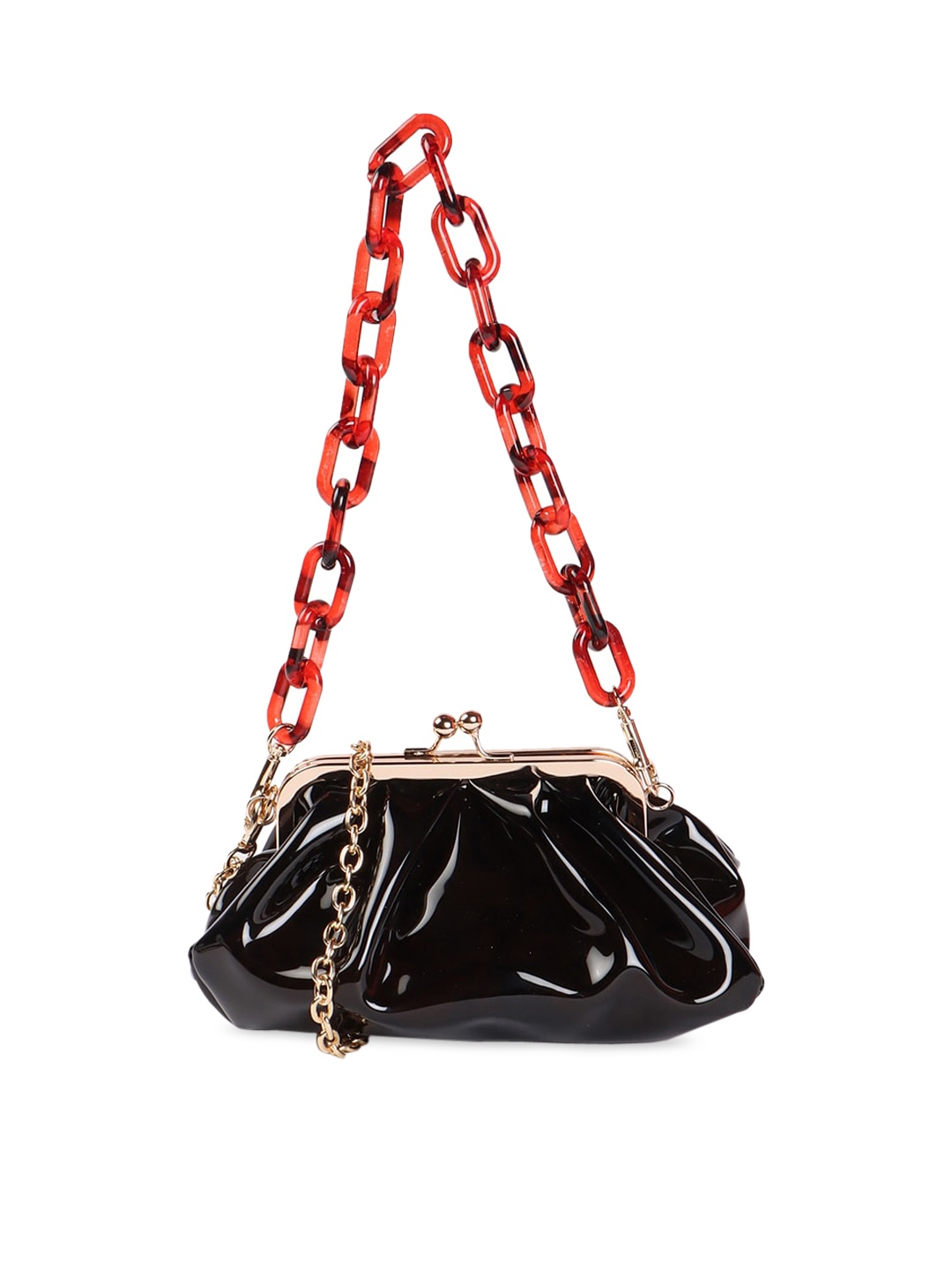 

FOREVER 21 Black Solid Sling Bag