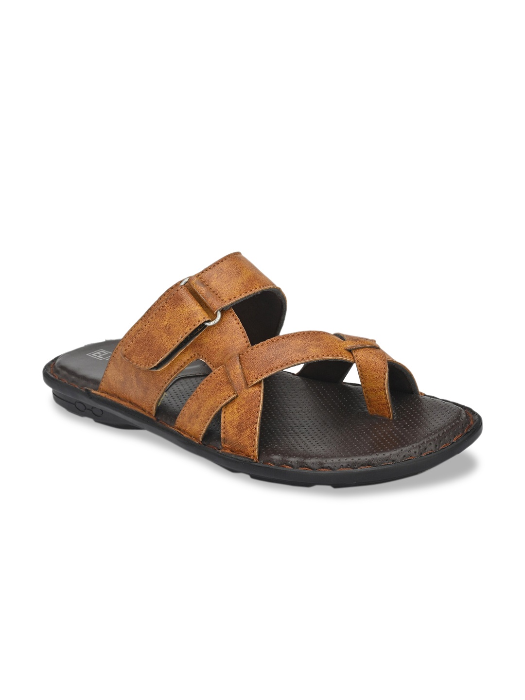 

El Paso Men Tan Brown Sandals