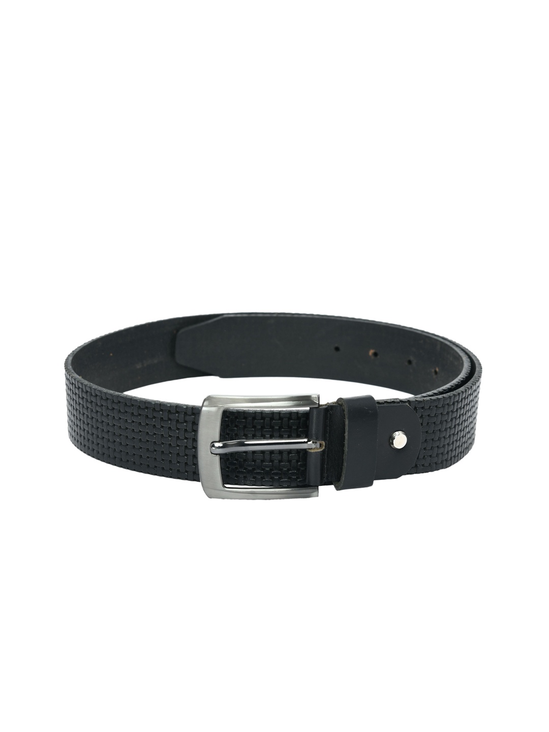 

Kastner Men Black Textured Leather Belt