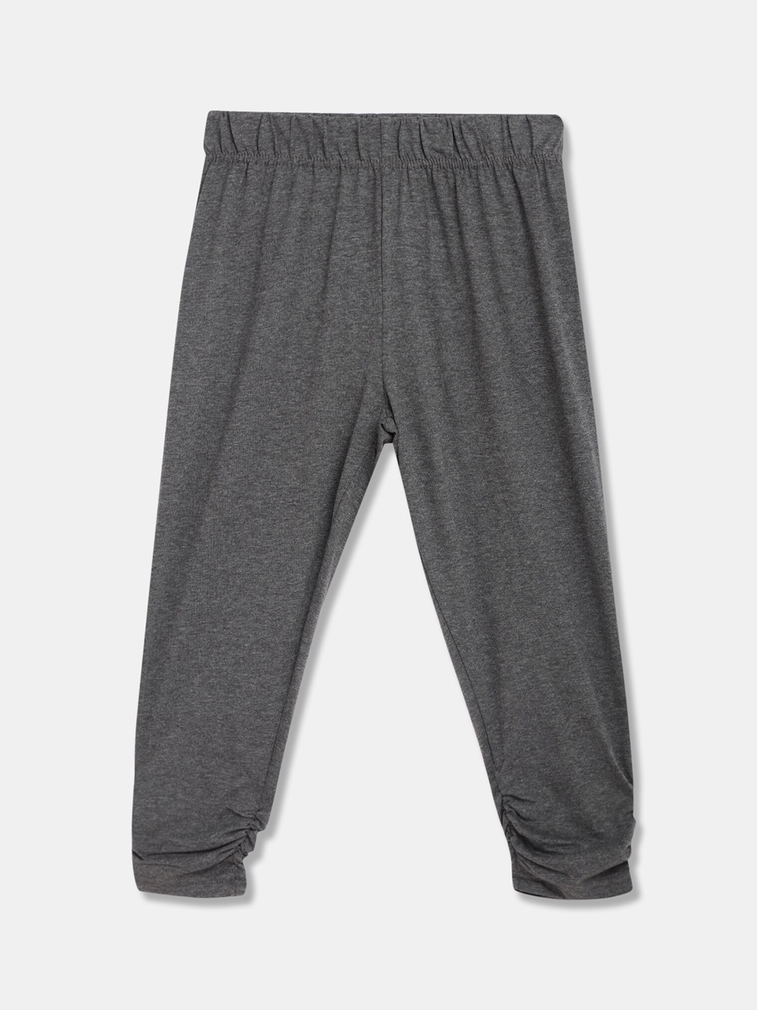 

Cherokee Girls Charcoal Grey Solid Ankle-Length Leggings