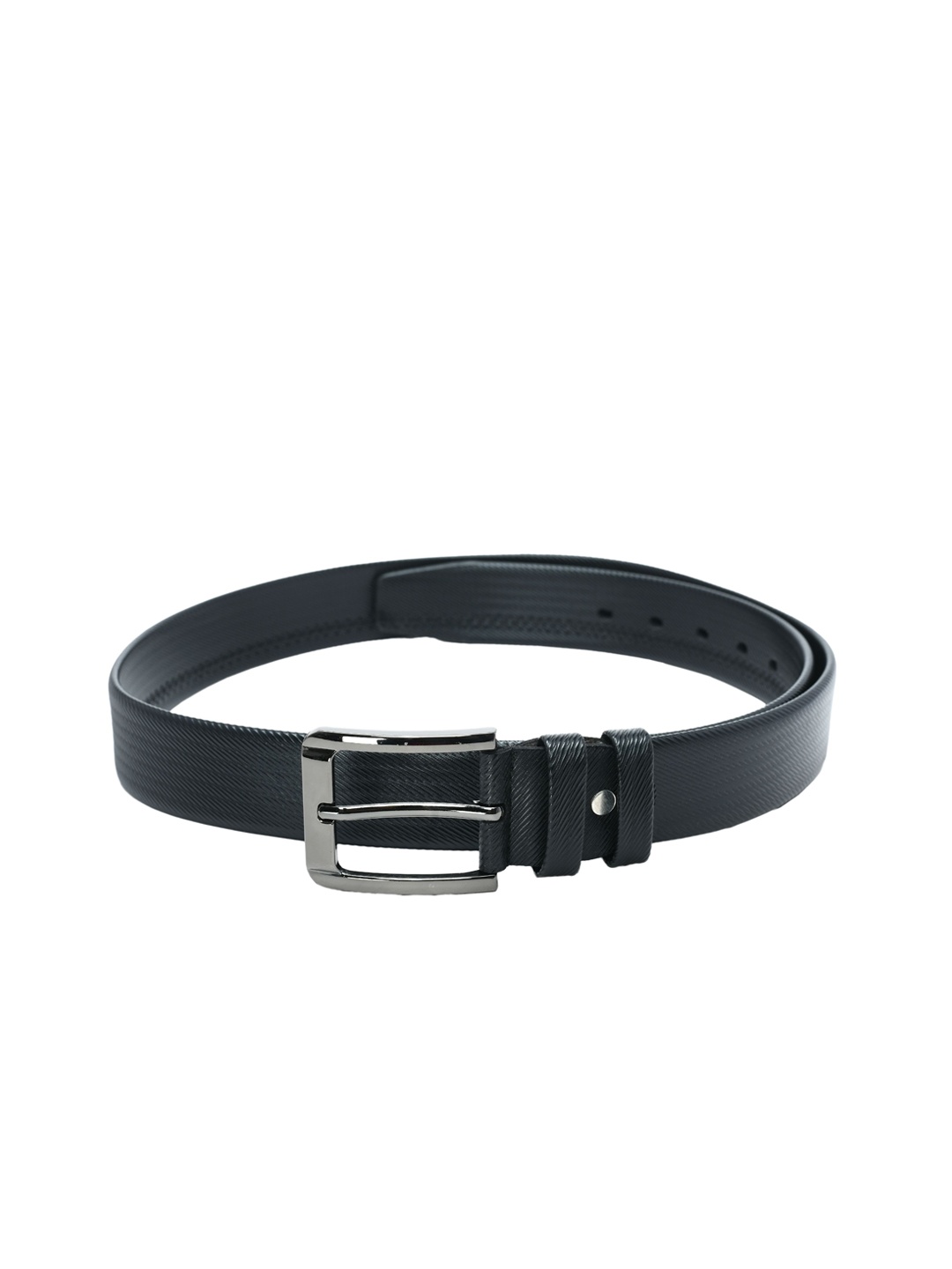 Kastner Men Black Textured Belt