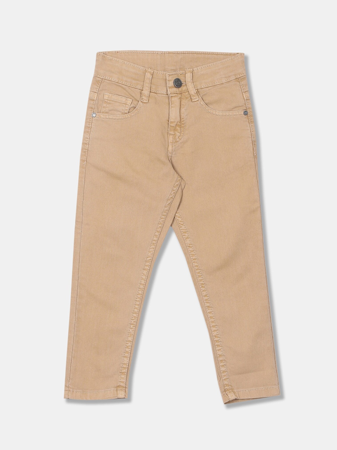 

Cherokee Boys Beige Regular Fit Mid-Rise Clean Look Jeans
