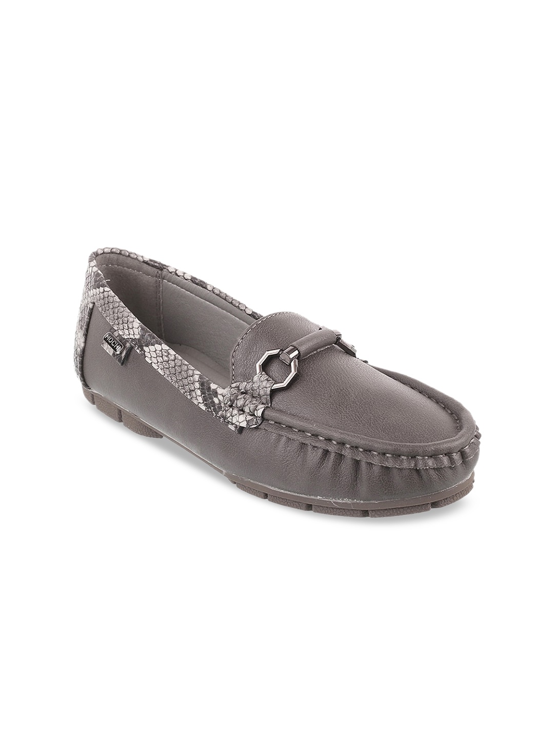 

Mochi Women Grey Solid Ballerinas