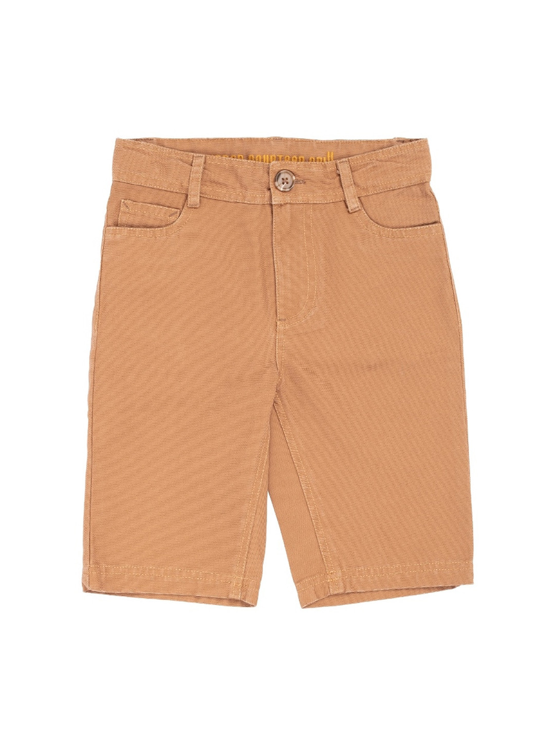 

UNDER FOURTEEN ONLY Boys Brown Solid Regular Fit Regular Shorts
