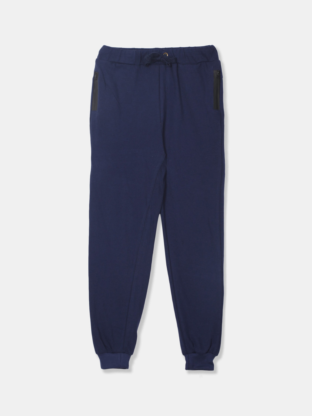 

Cherokee Boys Navy Blue Solid Joggers