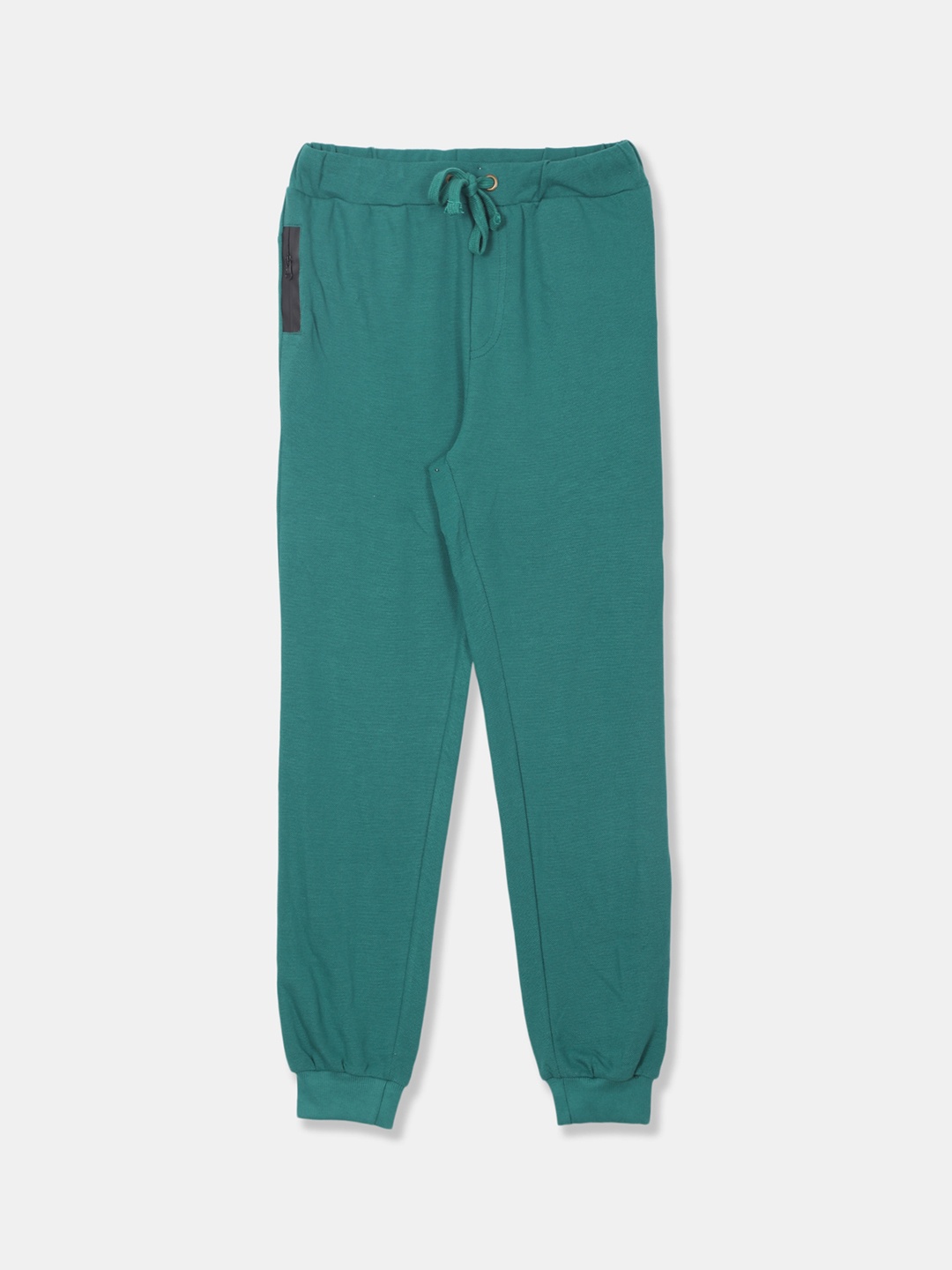 

Cherokee Boys Teal Green Solid Joggers