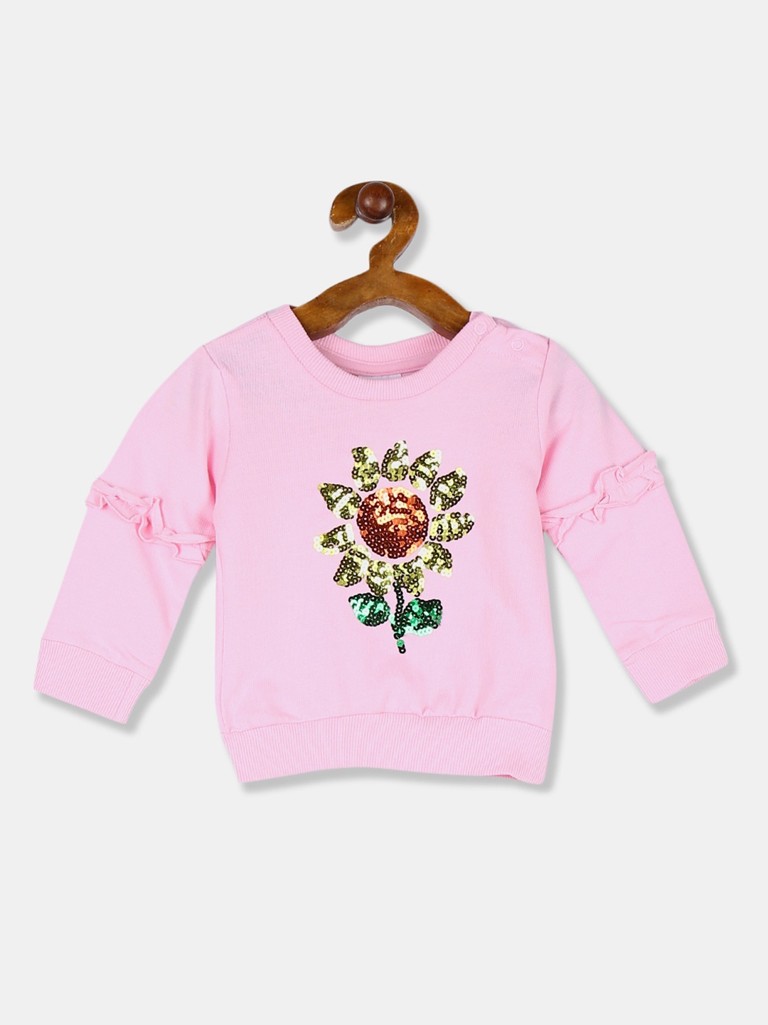 

Donuts Girls Pink Sequined Sweatshirt