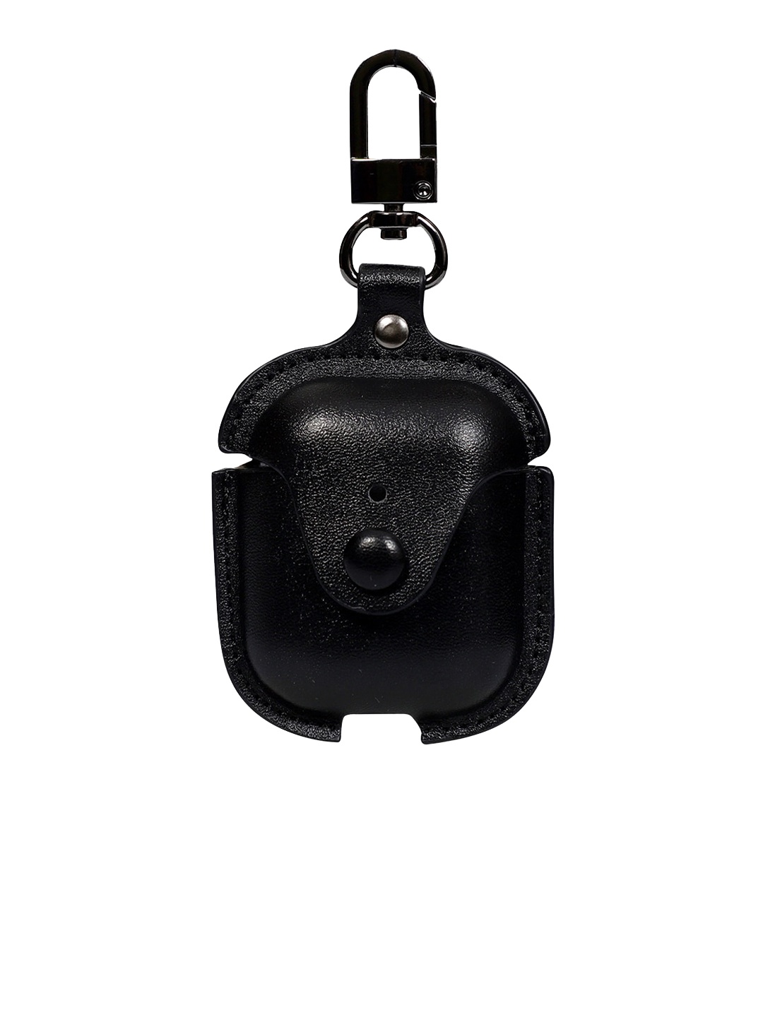 

TREEMODA Black Solid Airpods Case Cover