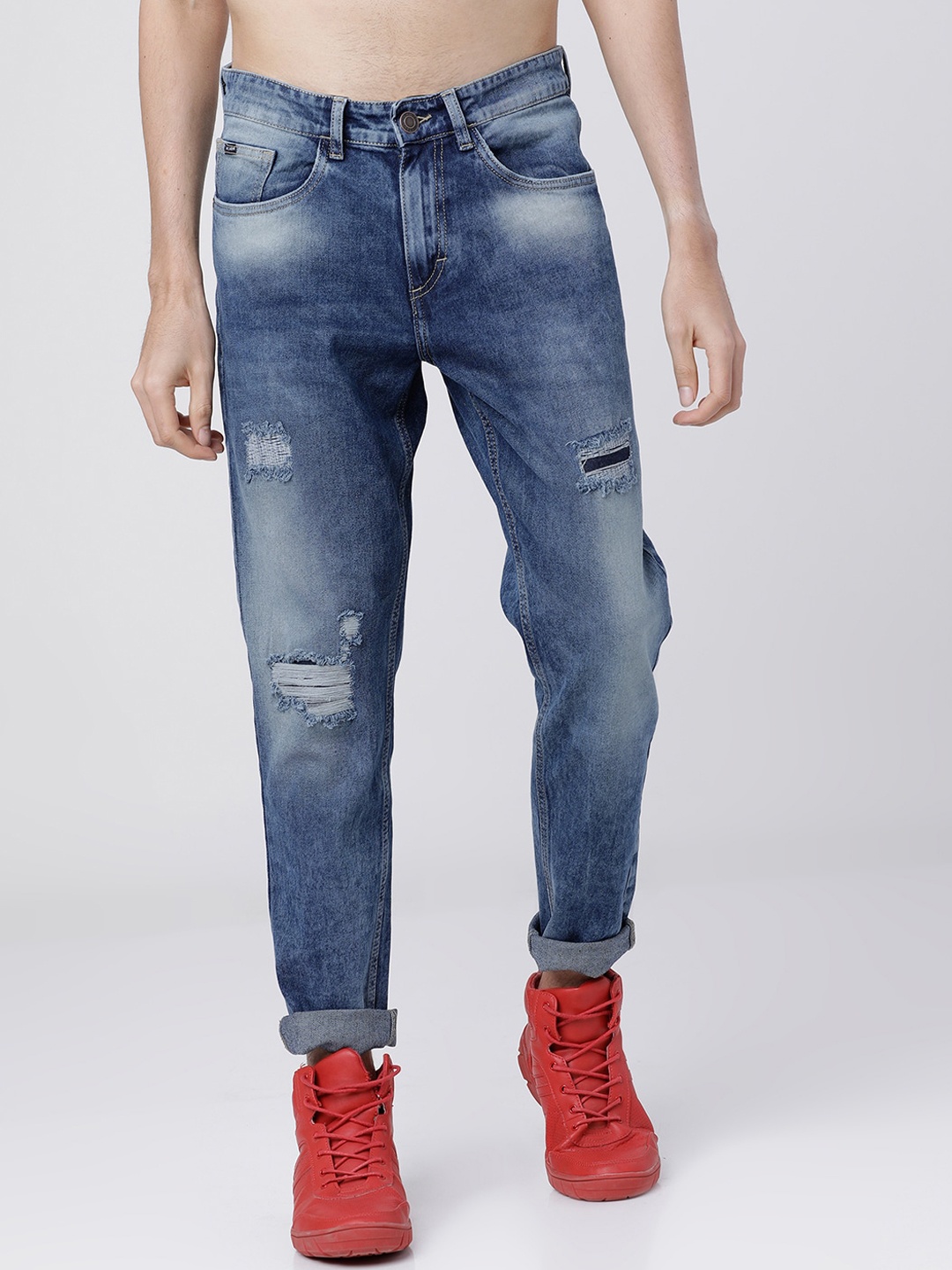 

HIGHLANDER Men Blue Tapered Fit Jeans