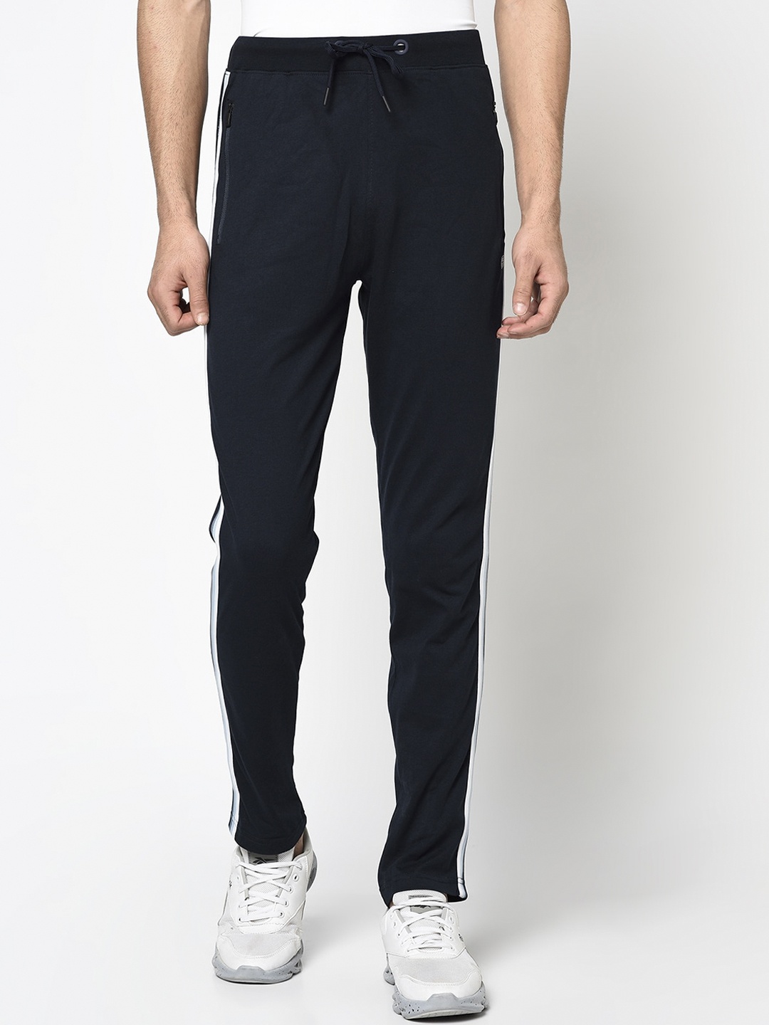 

Octave Men Navy Blue Solid Track Pants