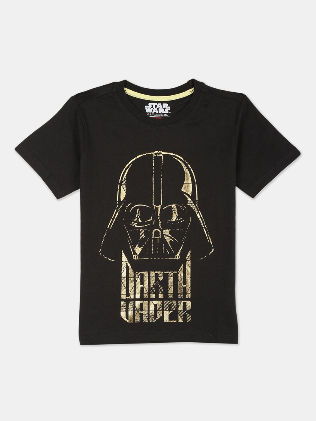 

Colt Boys Black Printed Round Neck T-shirt