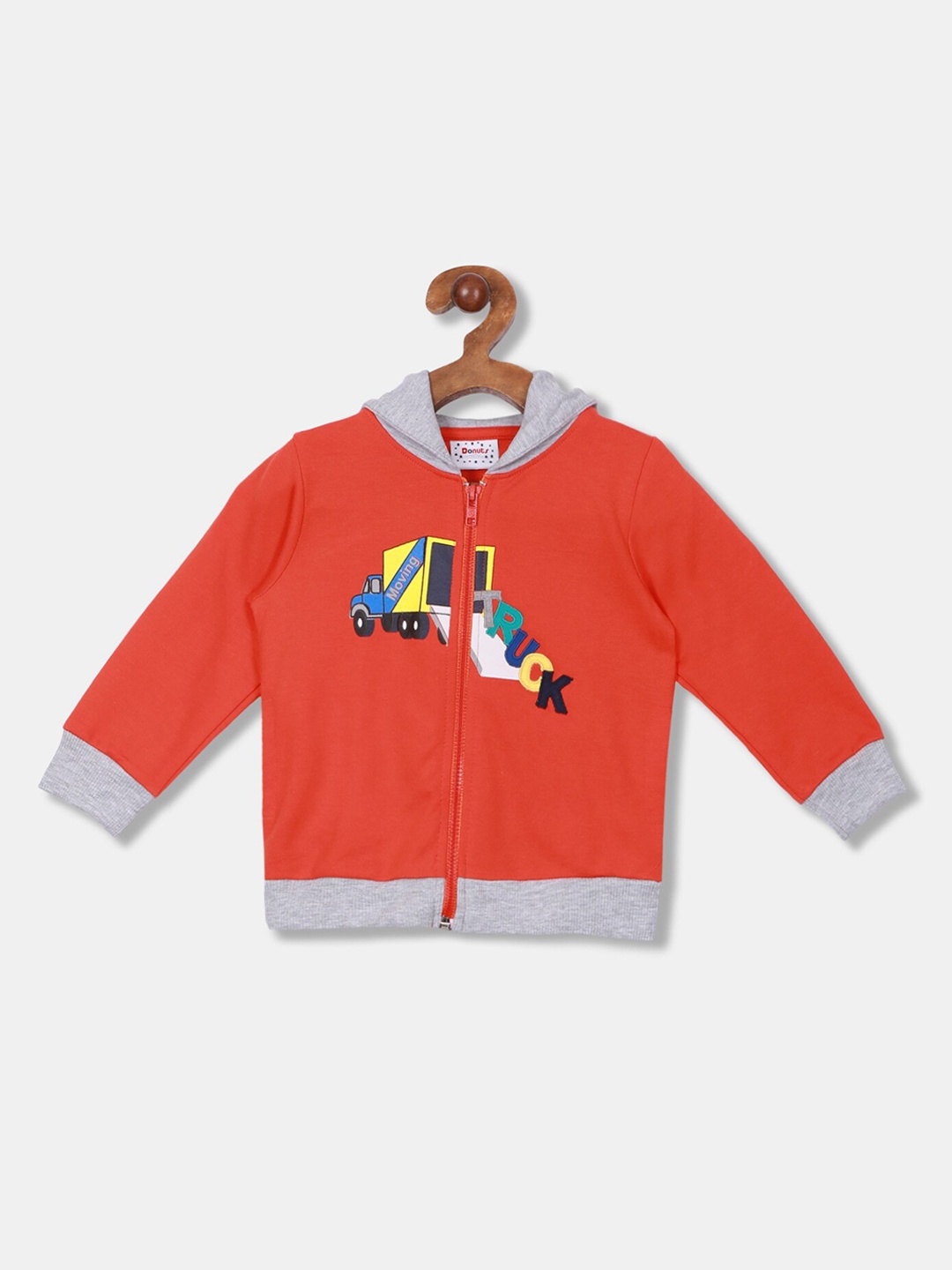 

Donuts Boys Orange Embroidered Sweatshirt