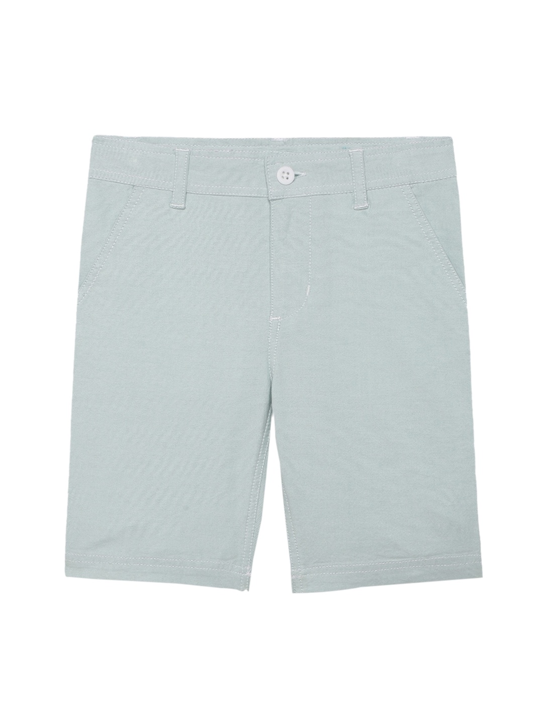 

UNDER FOURTEEN ONLY Boys Green Solid Regular Fit Regular Shorts