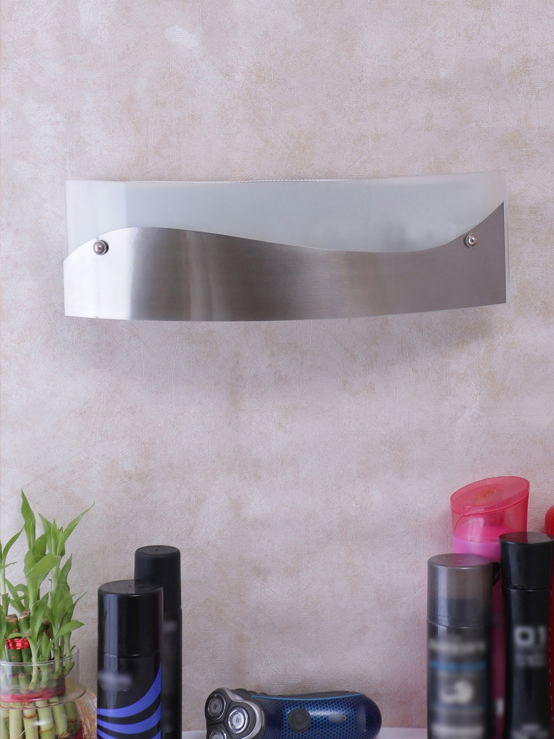 

Devansh Off-White Solid Contemporary Bathroom Light