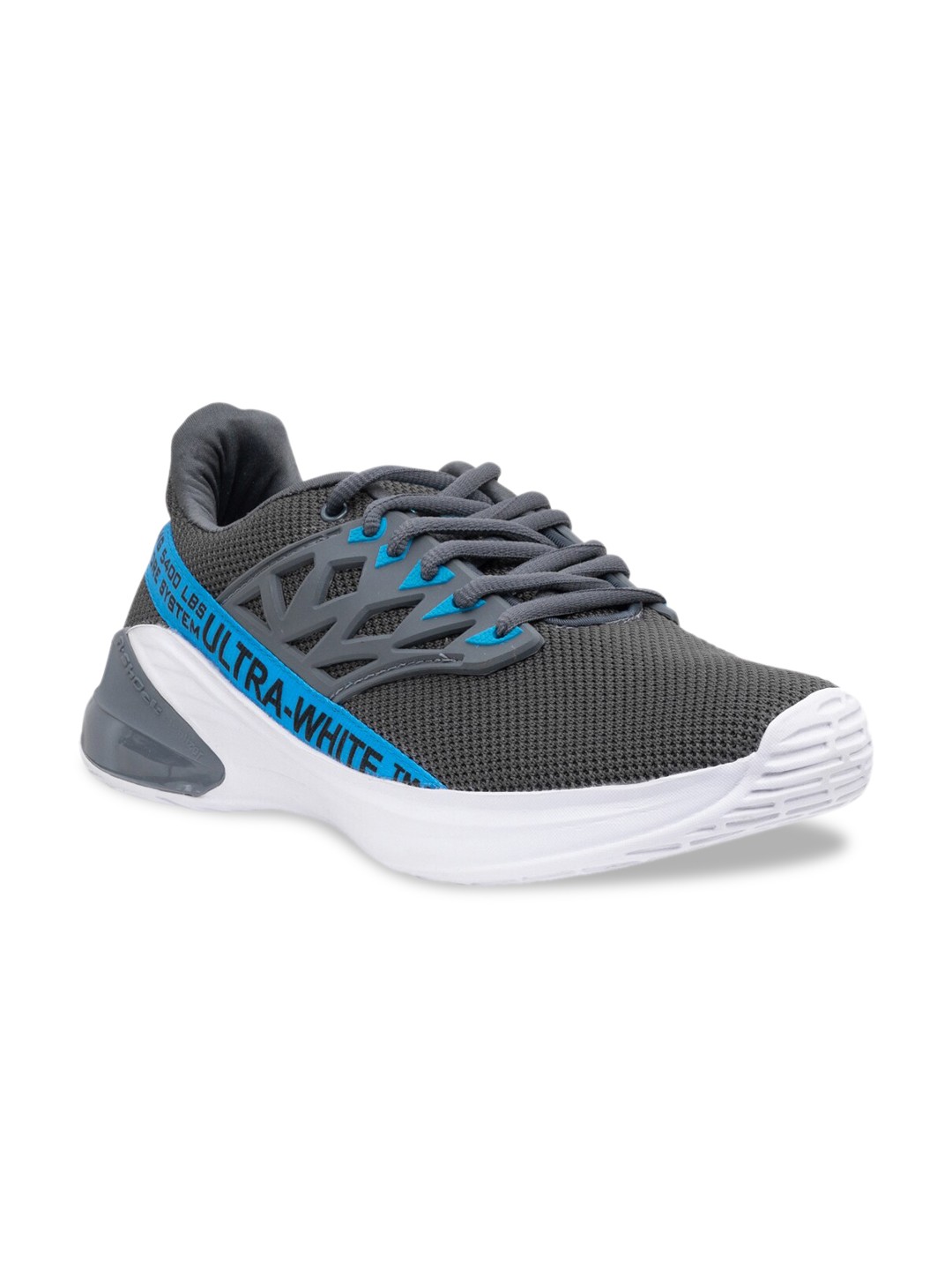 

Columbus Men Grey Mesh Running Shoes