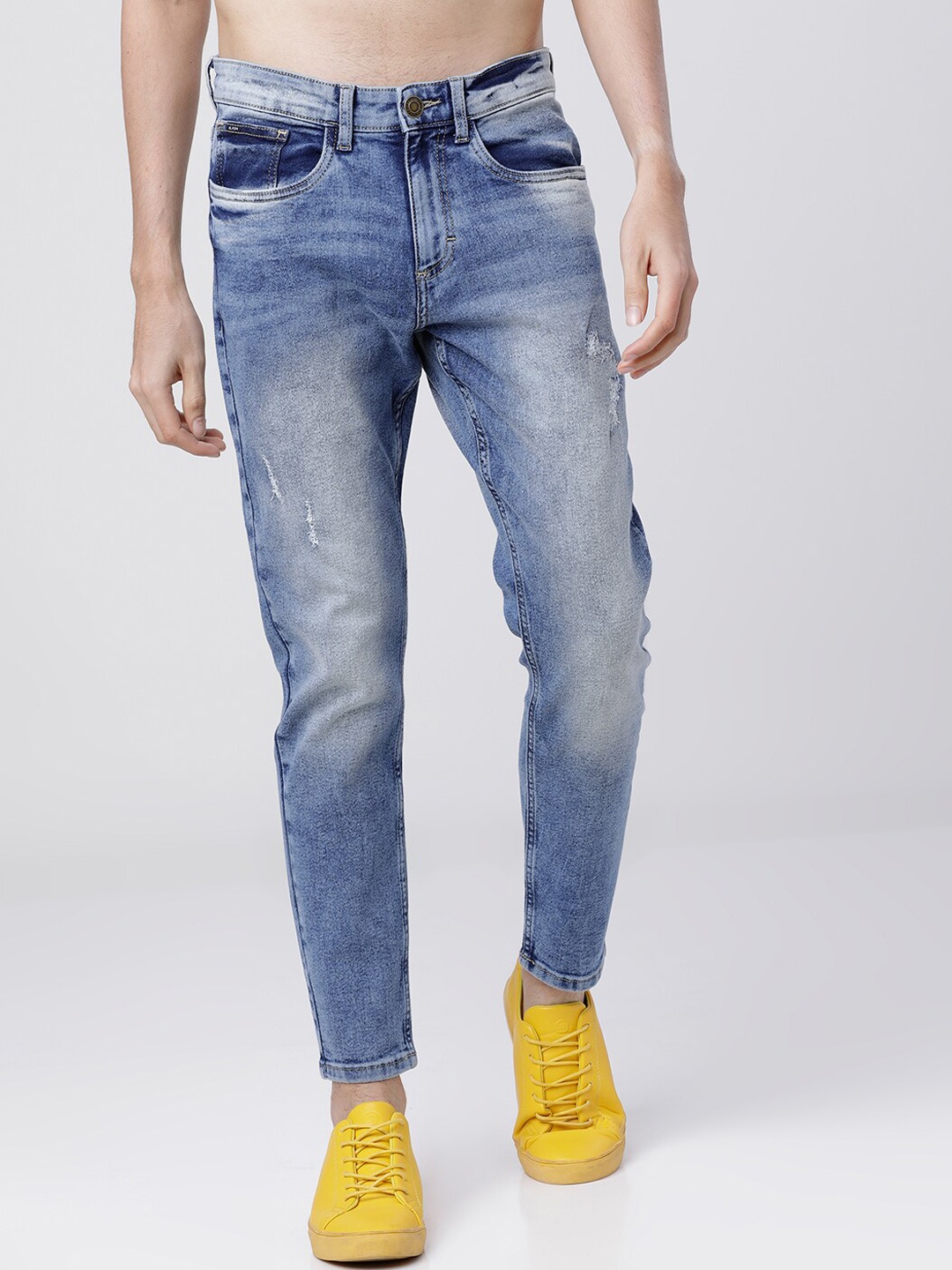 

HIGHLANDER Men Blue Tapered Fit Jeans