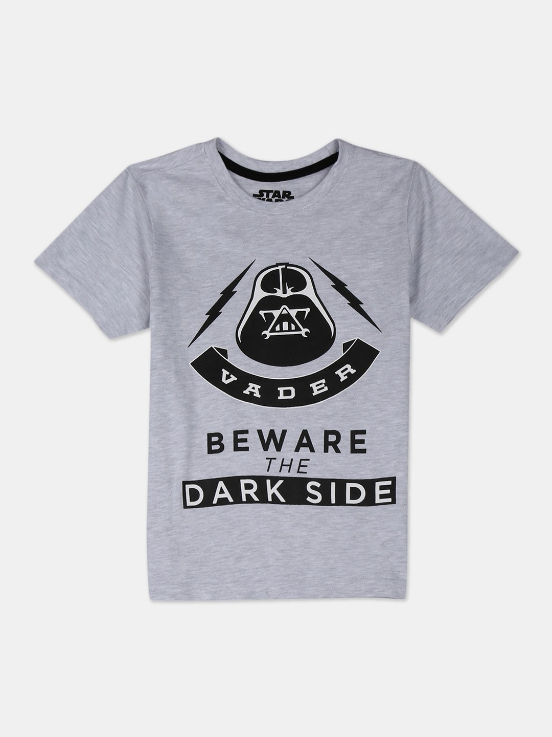 

Colt Boys Grey Printed Round Neck T-shirt