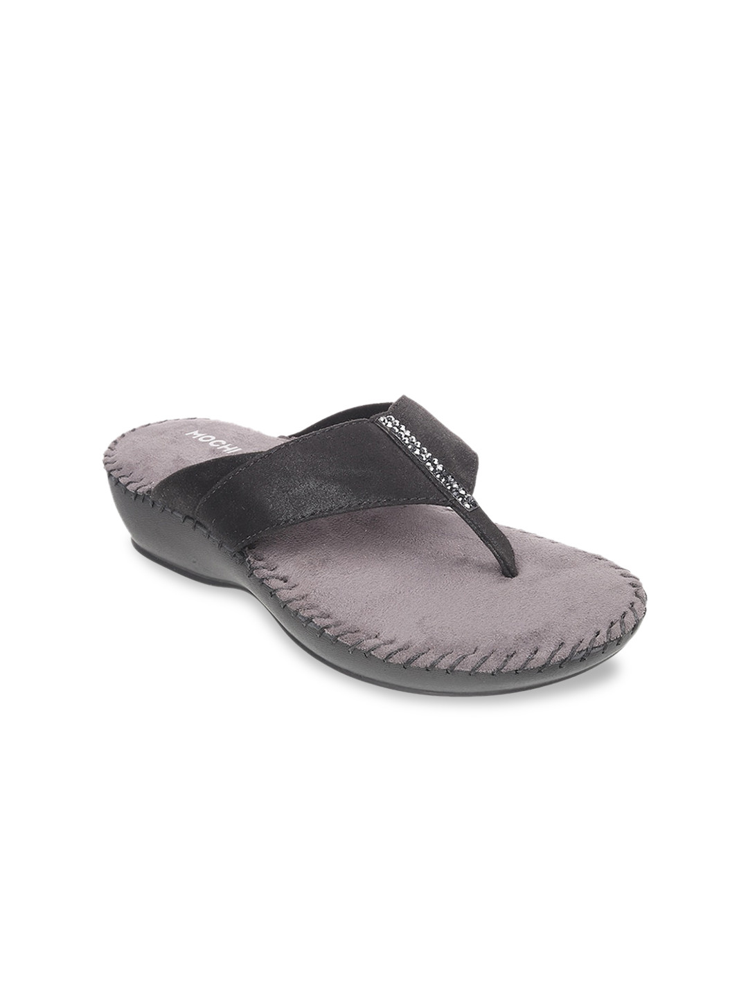 

Mochi Women Black Solid Wedges
