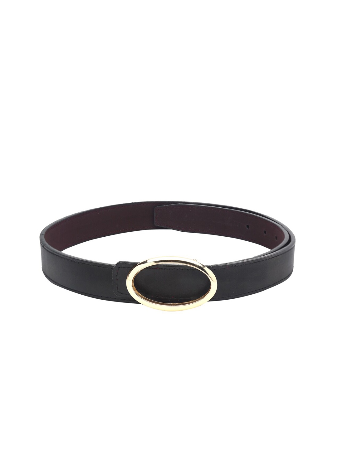 

Apsis Women Black Solid Leather Belt