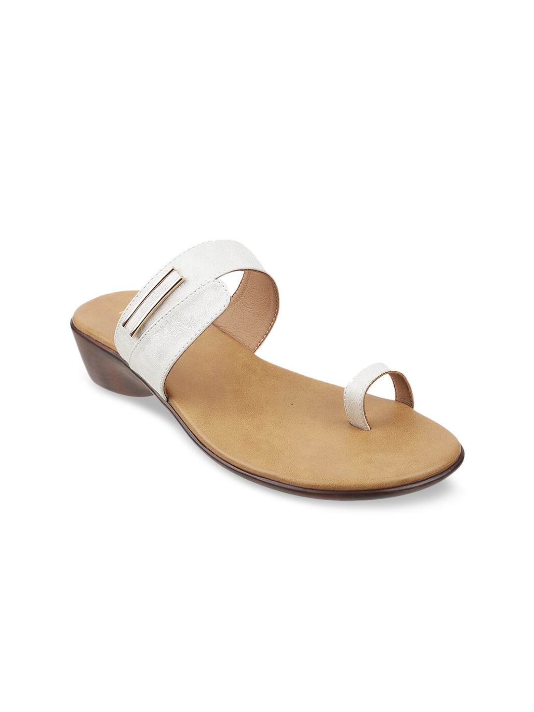 

Mochi Women White Solid Block Heels
