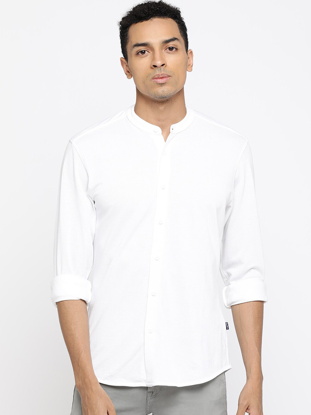 

Pepe Jeans Men White Regular Fit Solid Casual Shirt