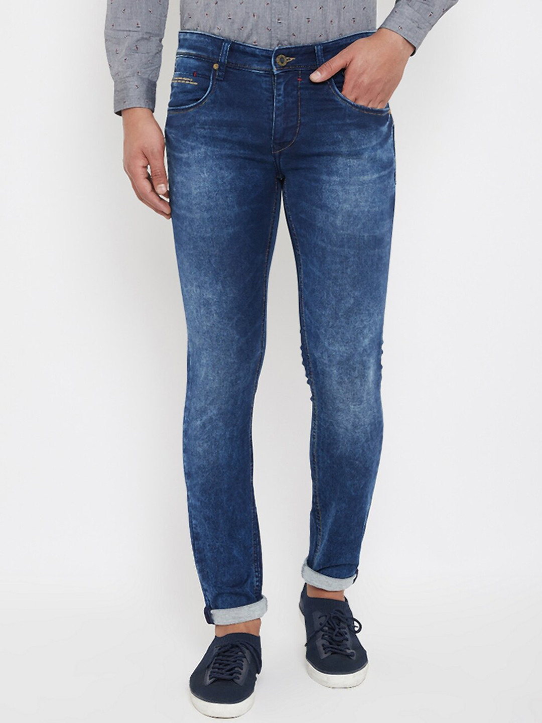 

Canary London Men Blue Skinny Fit Jeans