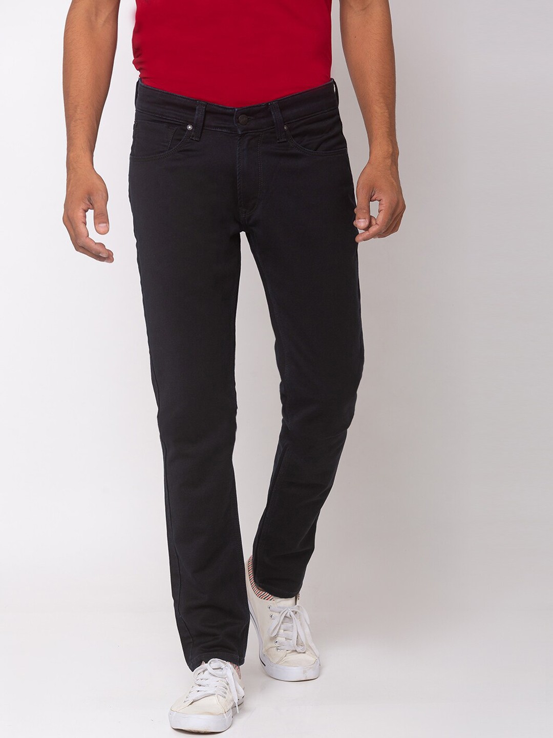 

SPYKAR Men Blue Skinny Fit Low-Rise Clean Look Jeans