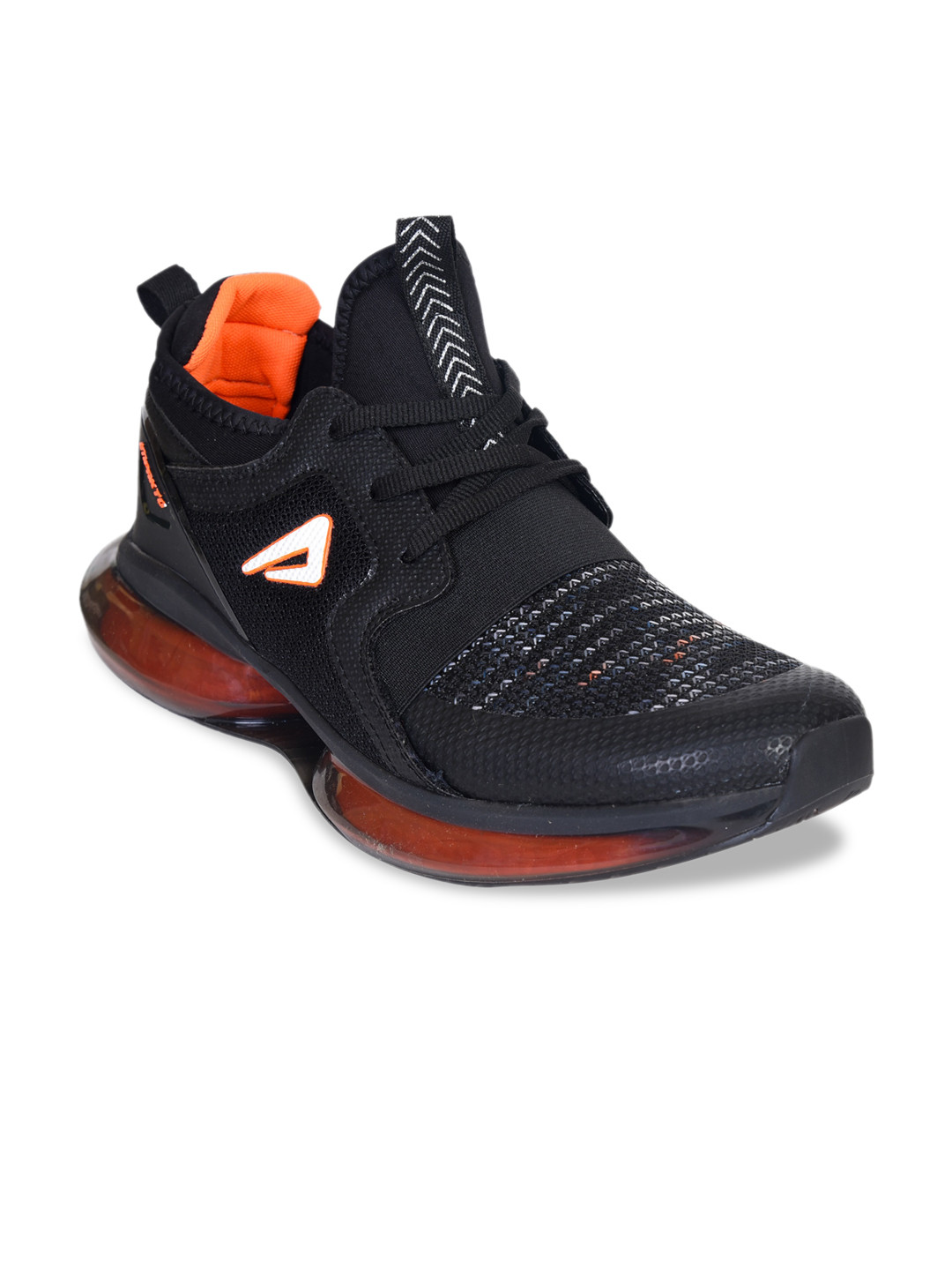 

IMPAKTO Men Black Running Shoes
