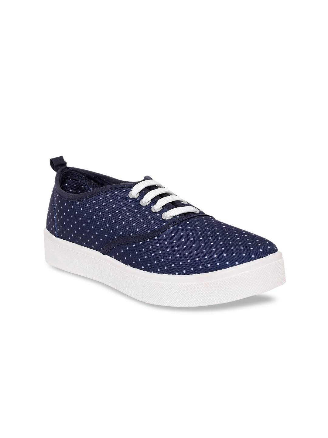 

People Women Navy Blue Printed Sneakers