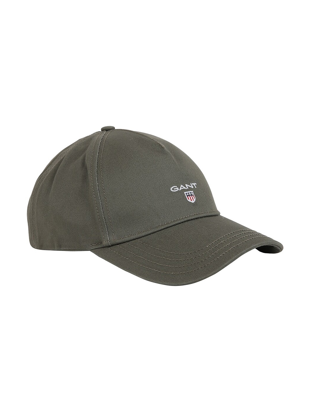 

GANT Unisex Kids Olive Green & White Solid Baseball Cap