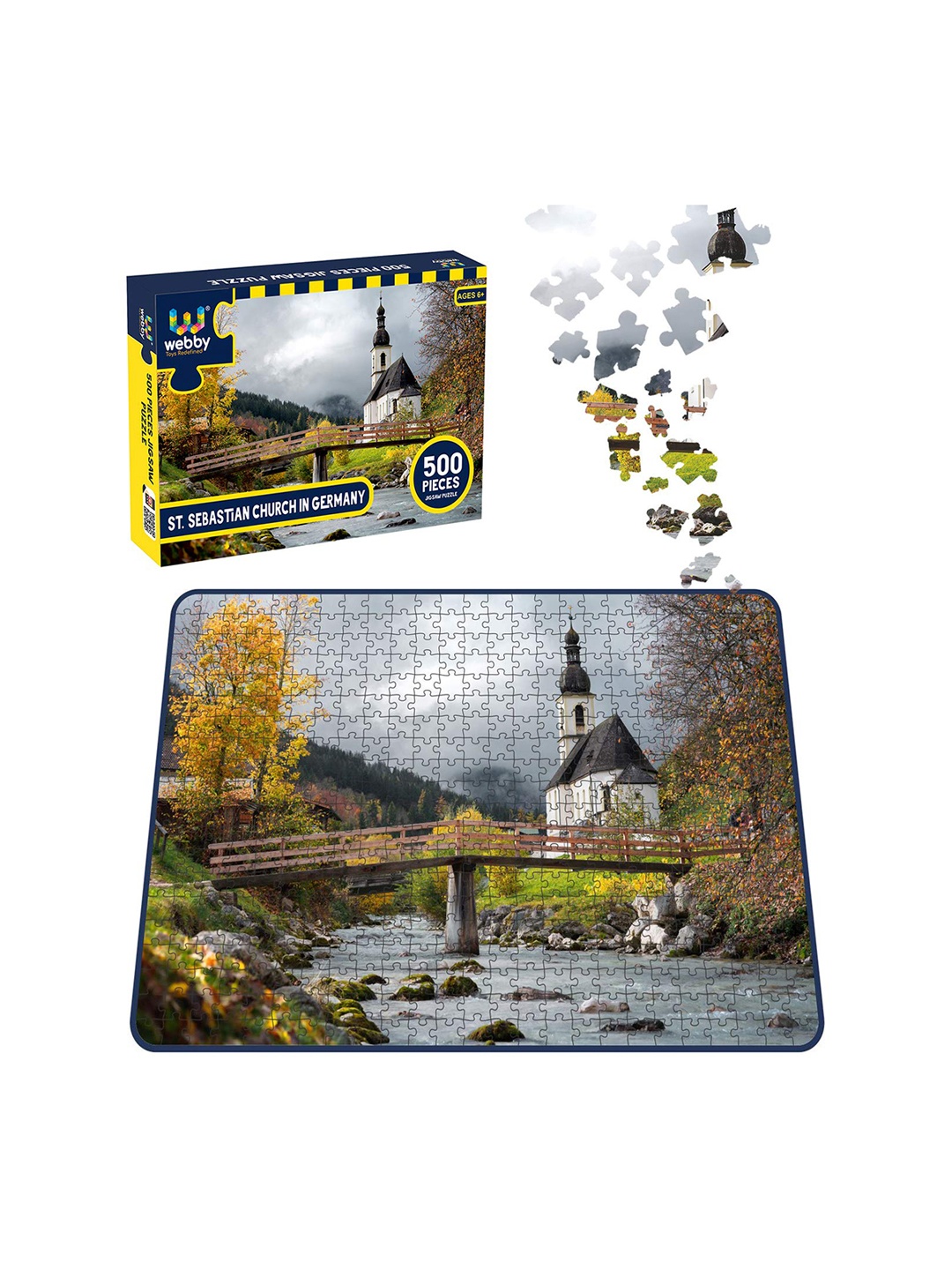 

Webby Kids Green & Grey St. Sebastian Church in Germany Jigsaw Puzzle