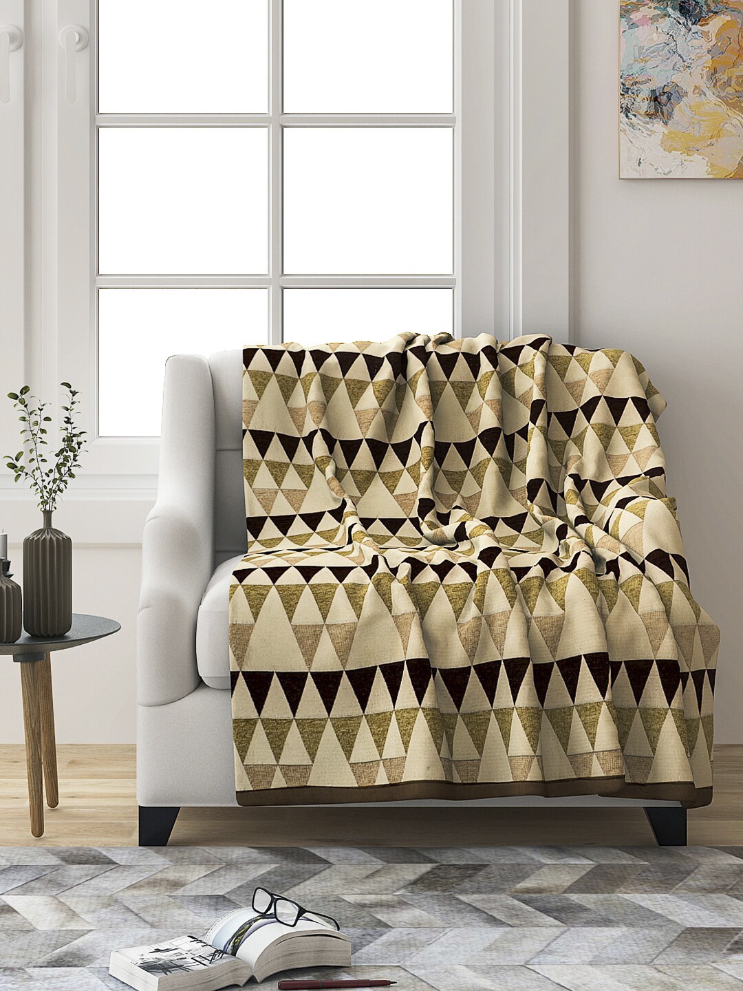 

Saral Home Brown Set of 2 Sofa Covers