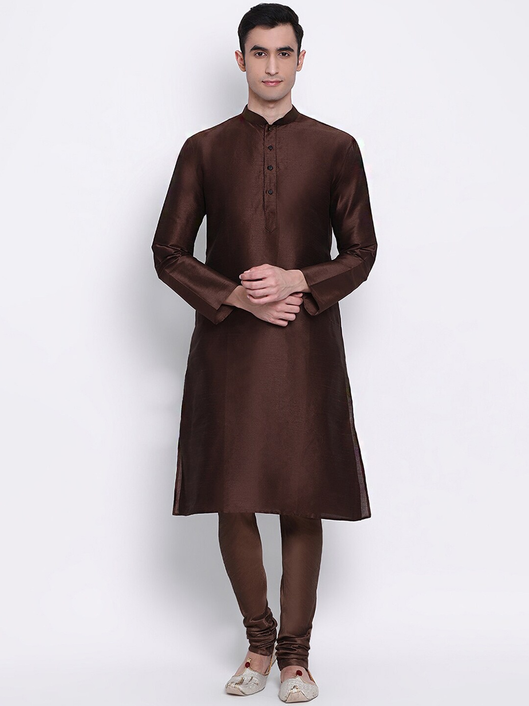 

Sanwara men brown kurta