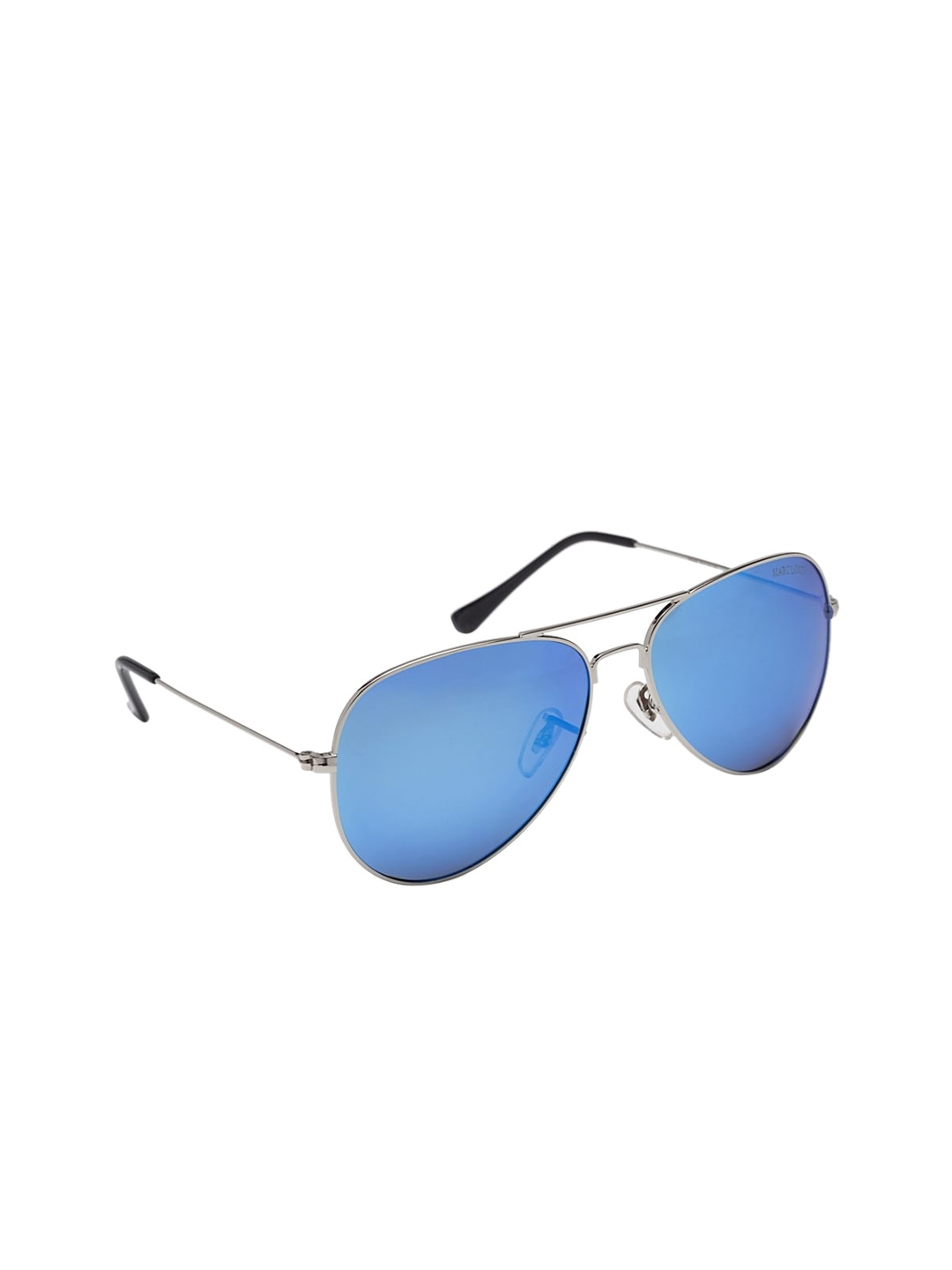 

MARC LOUIS Adults Mirrored Aviator Sunglasses MARC LOUIS P3026-61 BLUE MIRRORED