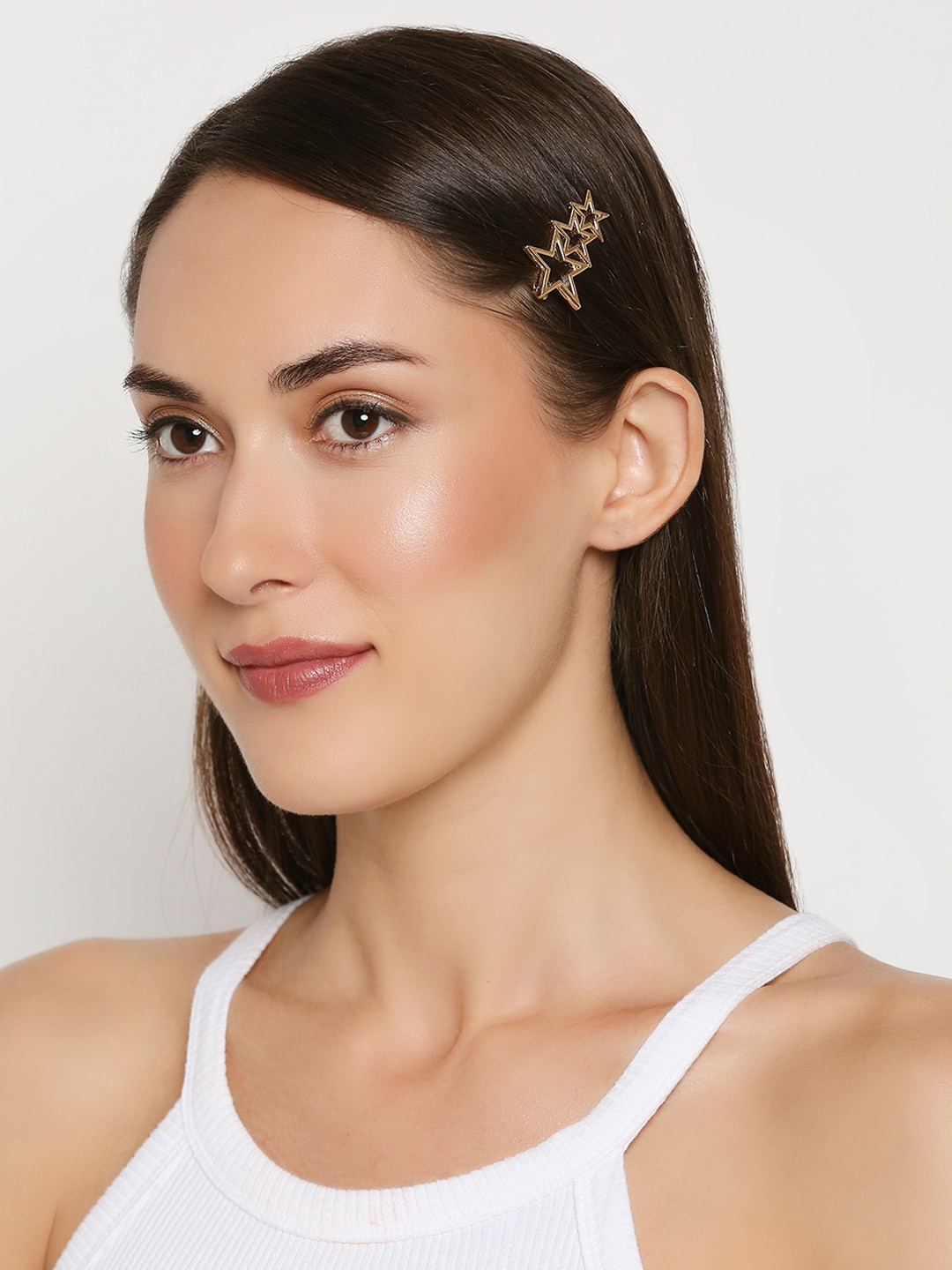 

OOMPH Gold-Toned Tic Tac Hair Clip