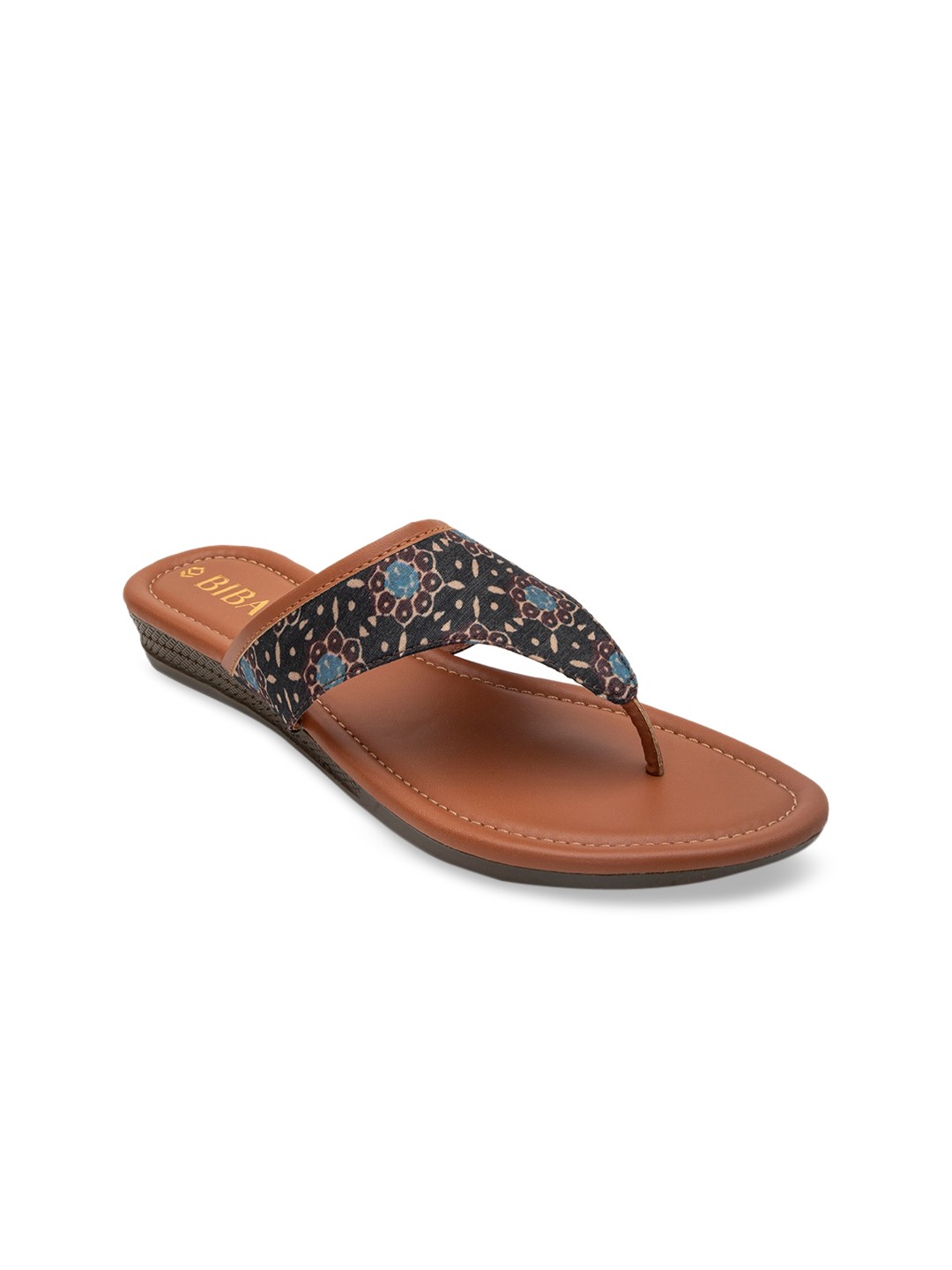 

Biba Women Brown Solid Open Toe Flats