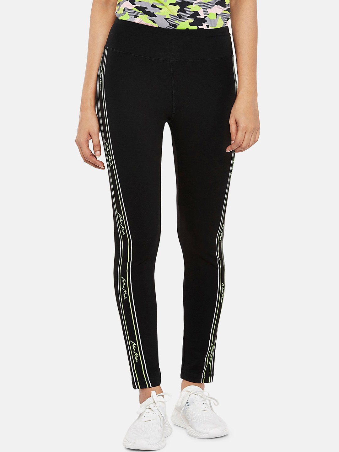 

Ajile by Pantaloons Women Black Solid Slim-Fit Track Pants