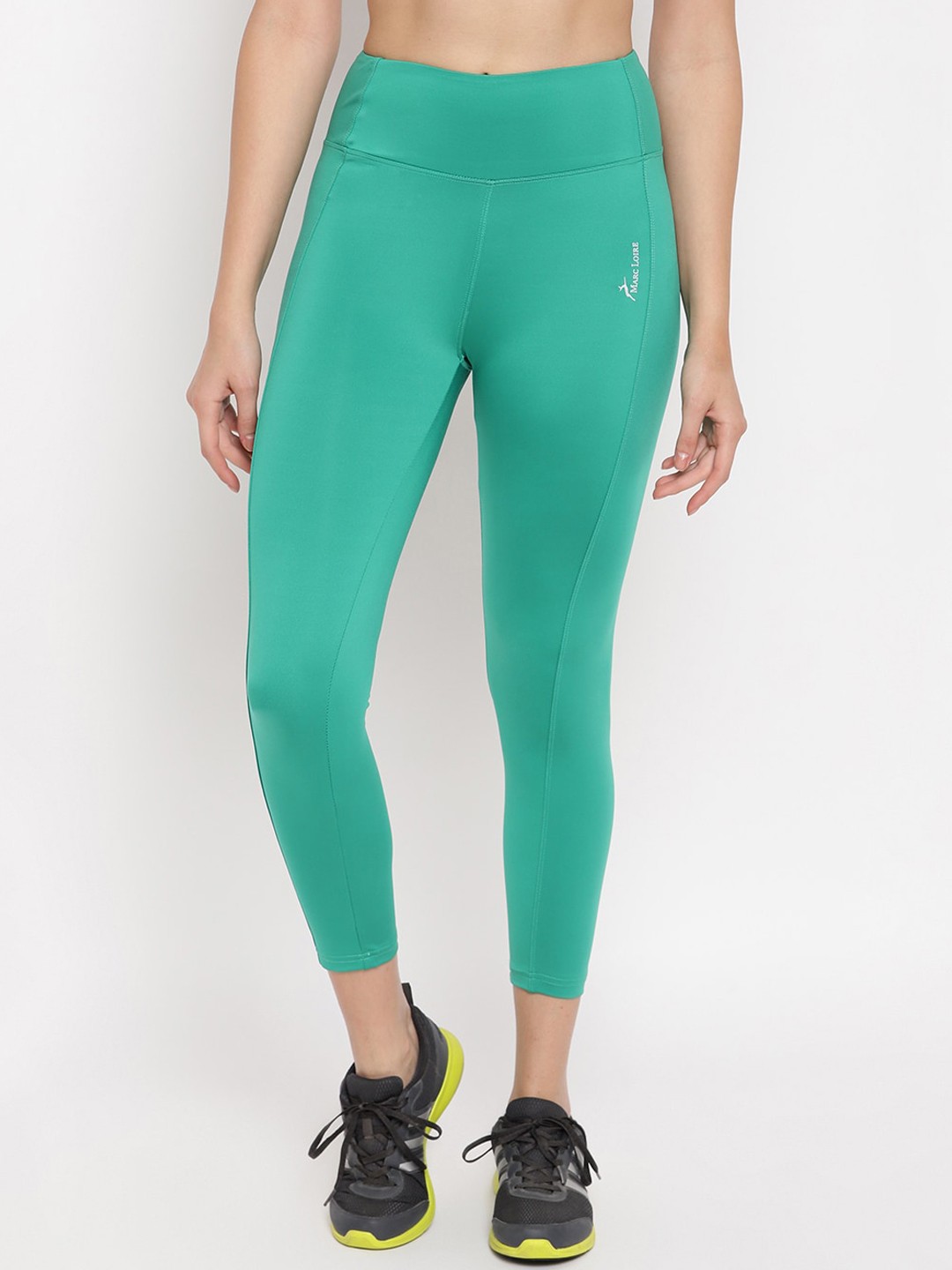 

Marc Loire Women Green Solid Quick-Dry Tights