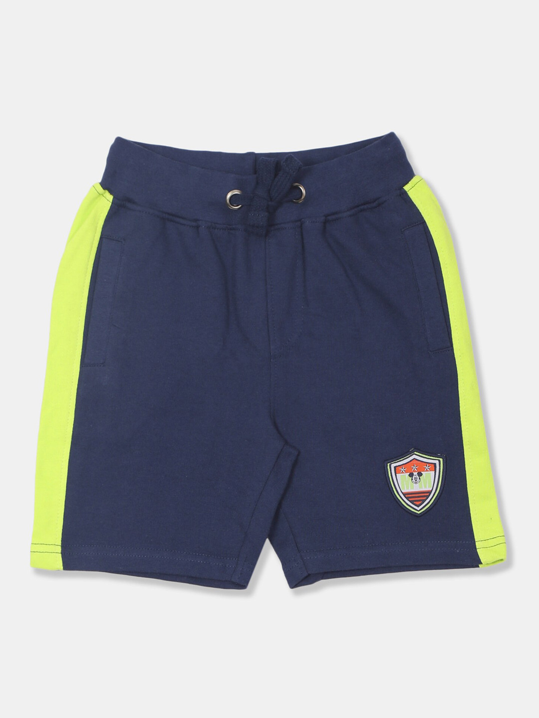 

Colt Boys Navy Blue Solid Regular Shorts