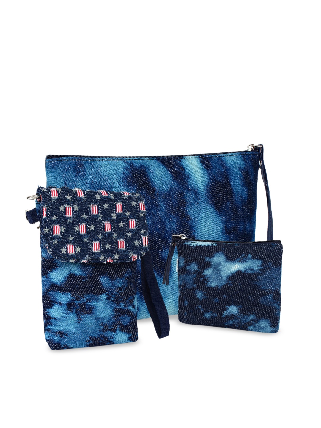 

Spice Art Women Set of 3 Travel Pouch, Blue