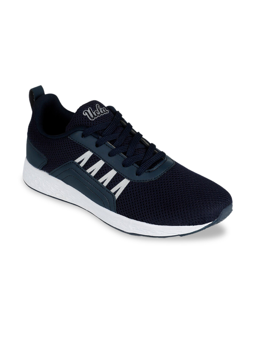 

UCLA Men Navy Blue Mesh Running Shoes