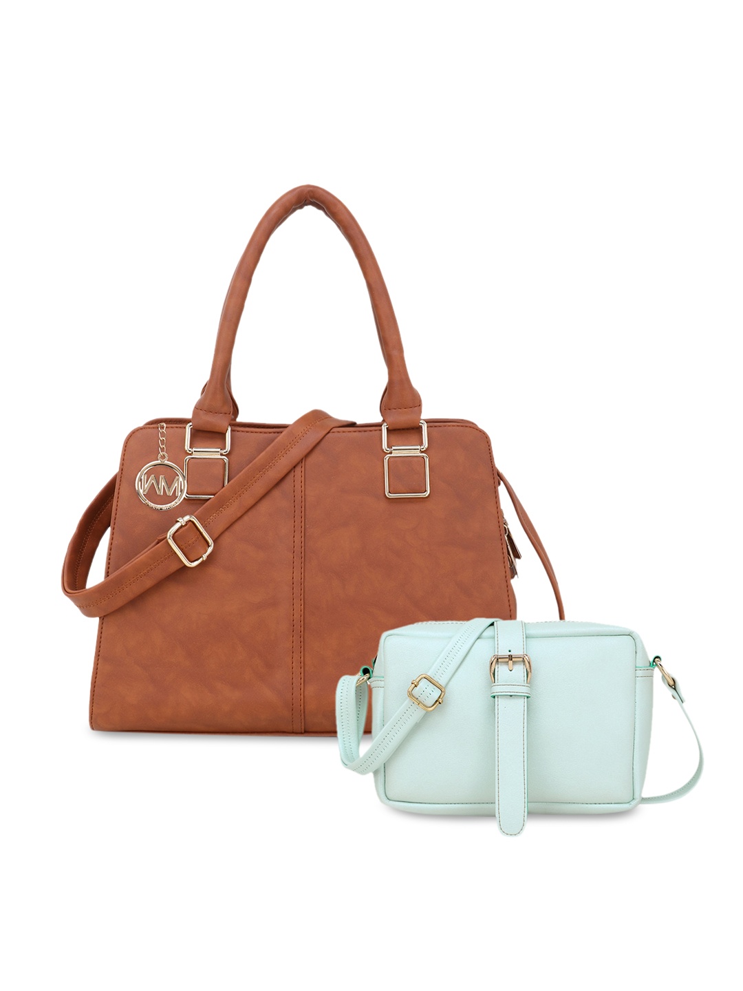 WOMEN MARKS Brown Solid Handheld & Sling Bag