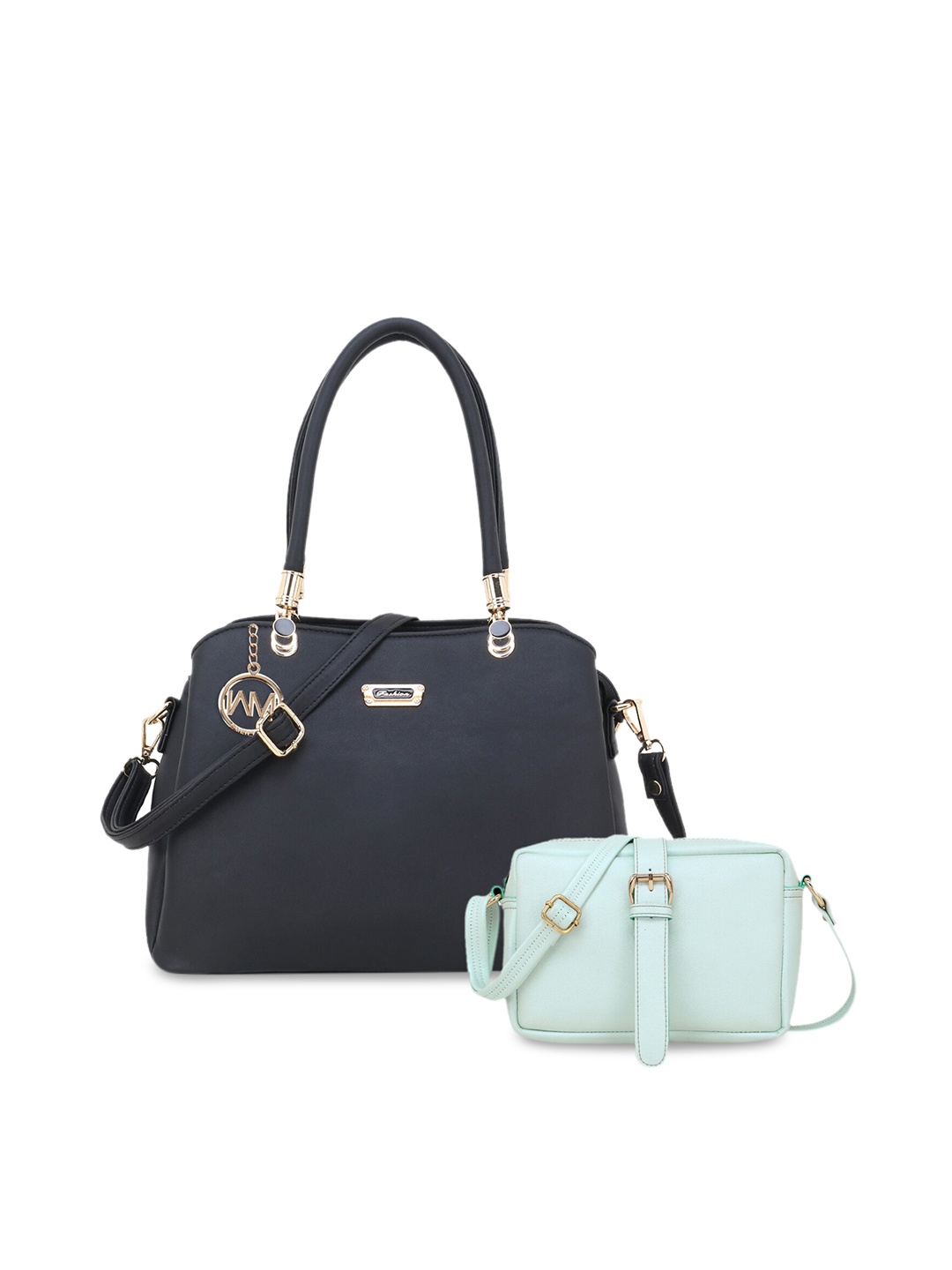 

WOMEN MARKS Black Solid Shoulder Bag