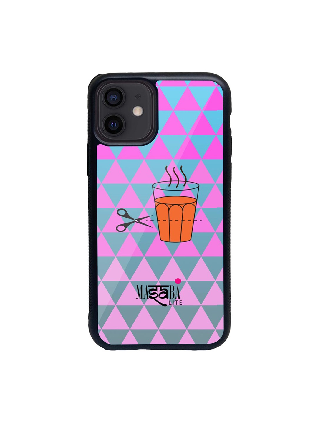 

macmerise Purple & Orange Masaba Cutting Chai iPhone 12 Back Case