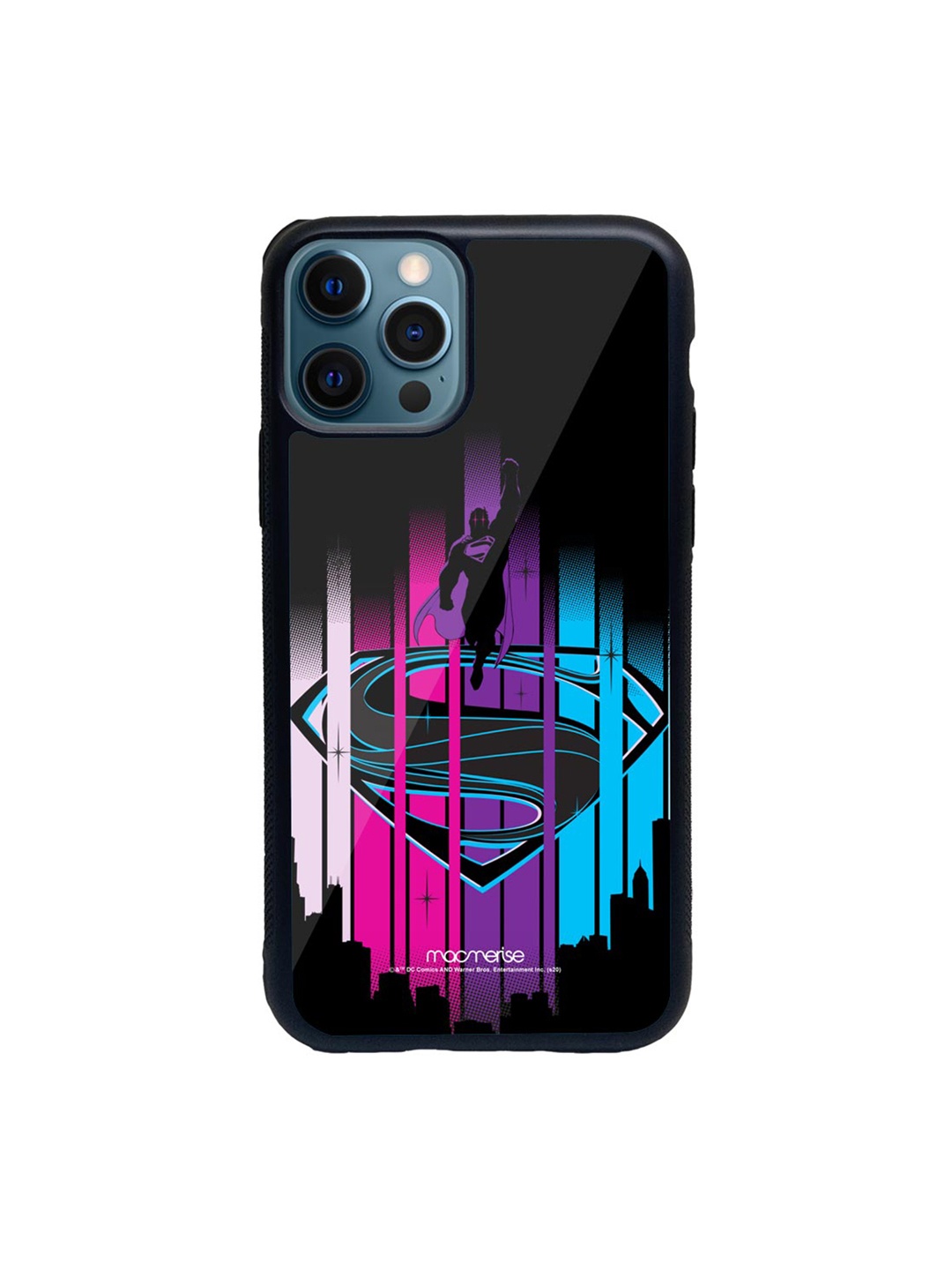 

macmerise Black & Blue Symbol Of Hope Glass iPhone 12 Pro Phone Case