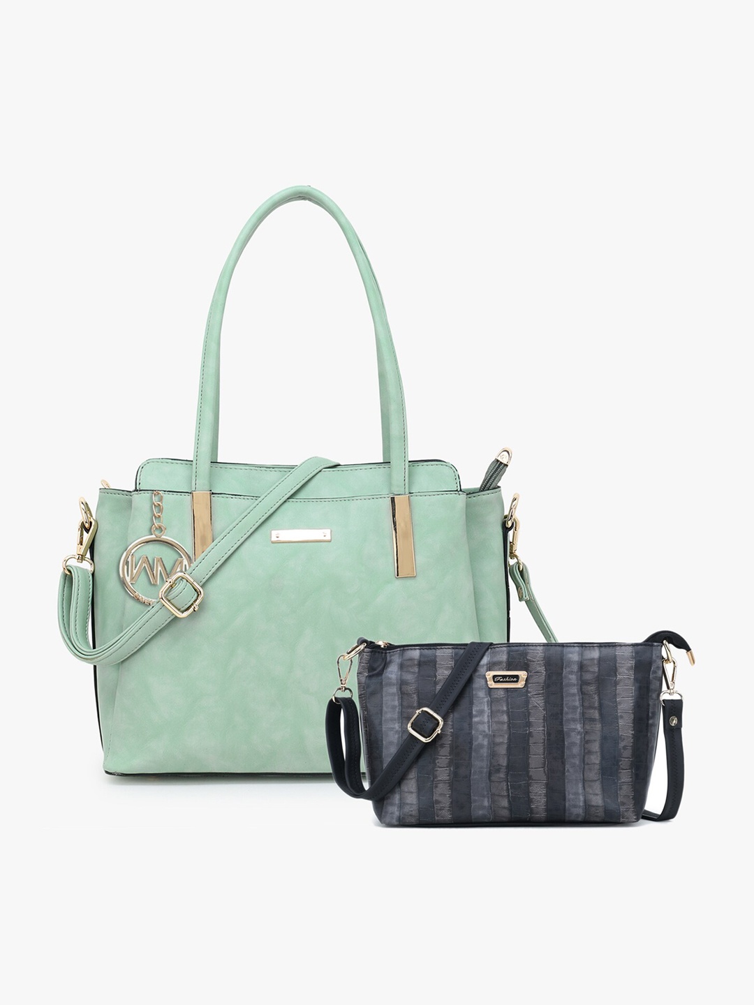 

WOMEN MARKS Green Solid Shoulder Bag