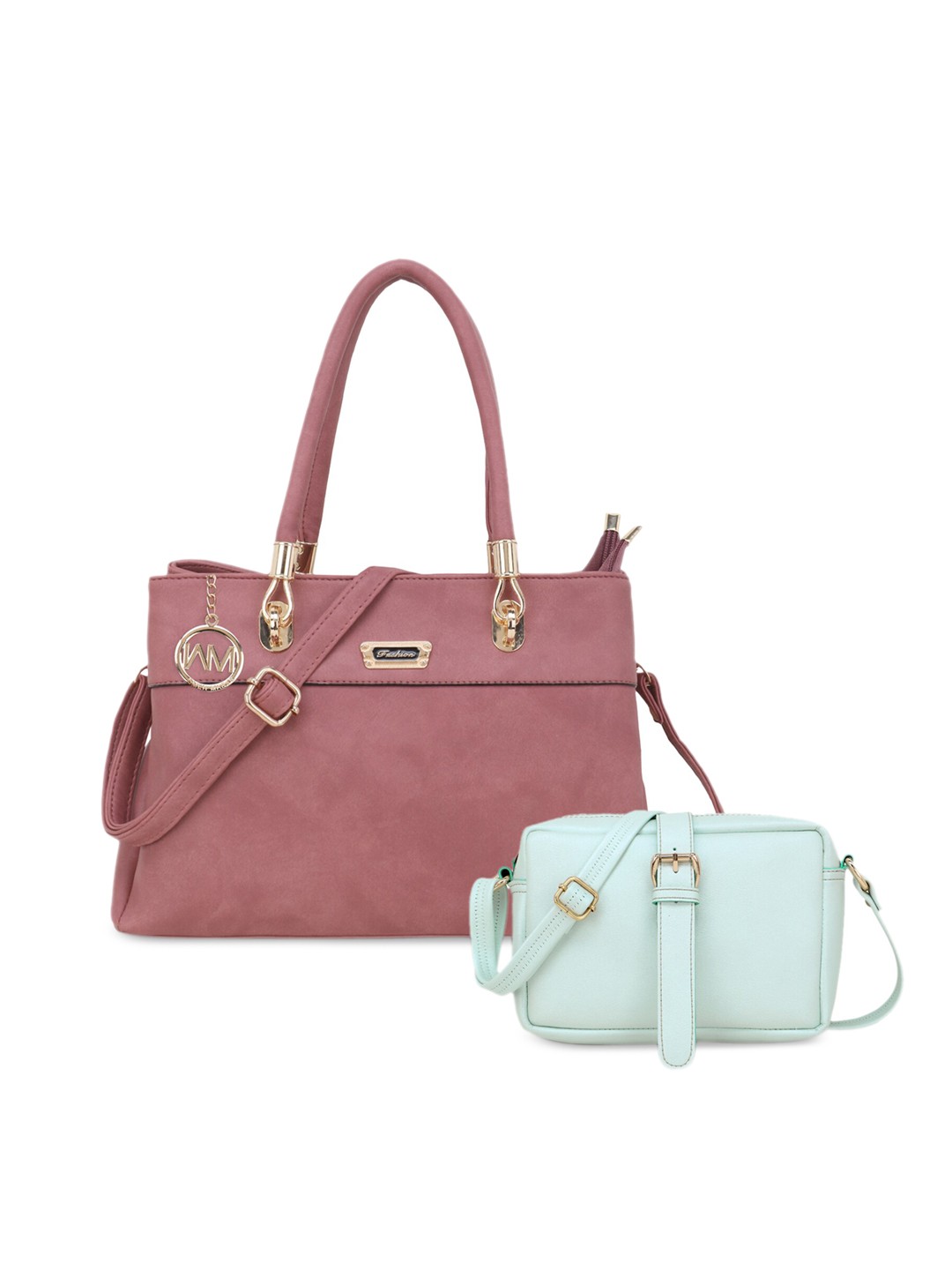 

WOMEN MARKS Pink Solid Shoulder Bag
