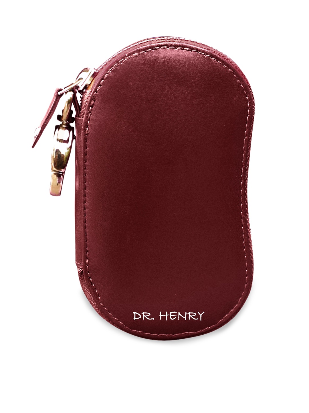 

DR. HENRY Burgundy Solid Genuine Leather Key Holder